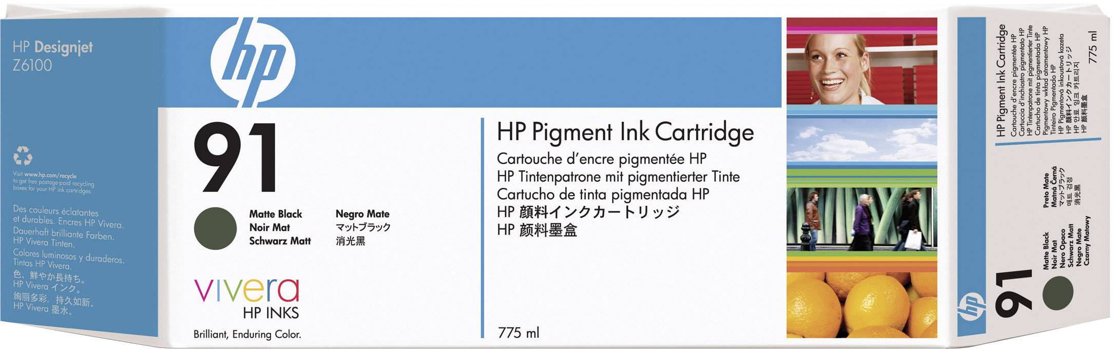 HP 91 mattschwarz Tintenpatrone