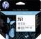Eine HP-Tintenpatrone DesignJet 761, Farbe Grau, Verpackung mit Schmetterlingsmotiv und Markenslogan 'Precise. Reliable. Every time.'.