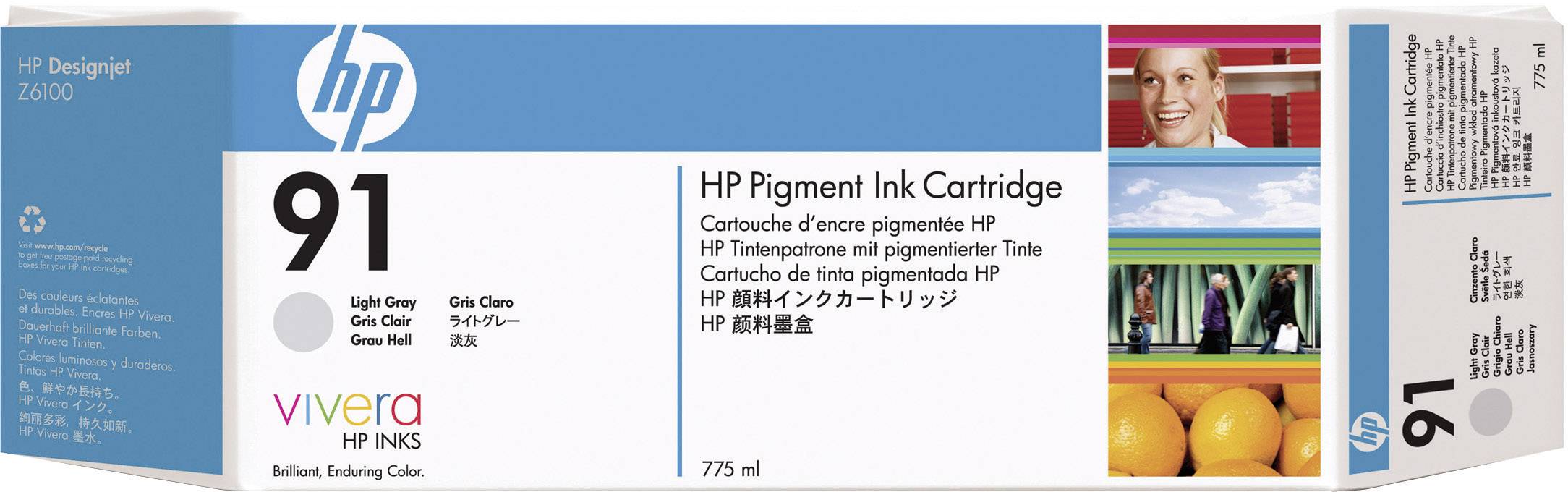 HP 91 Hellgrau Tintenpatrone