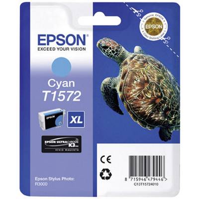 Epson Tinte T1572 Original  Cyan C13T15724010