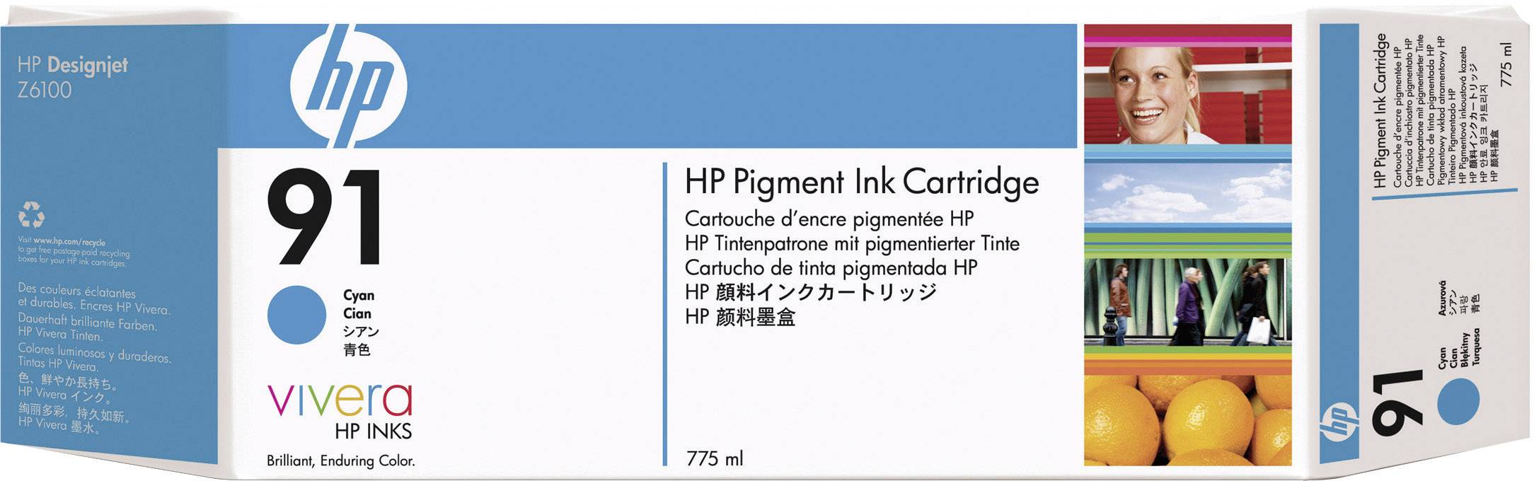 HP 91 Cyan Tintenpatrone
