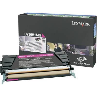 Lexmark Rückgabe Toner C736 X736 X738 C736H1MG Original Magenta 10000 Seiten