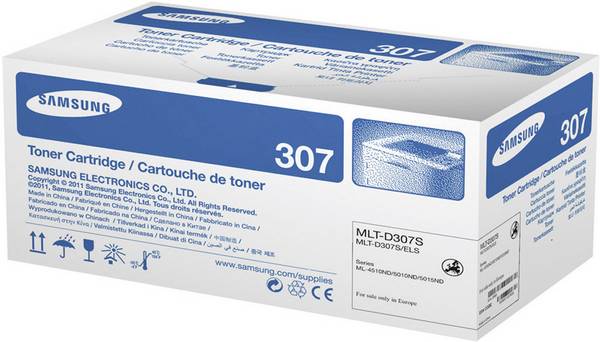Toner SAMSUNG MLTD307S  ML4510ND  BLACK