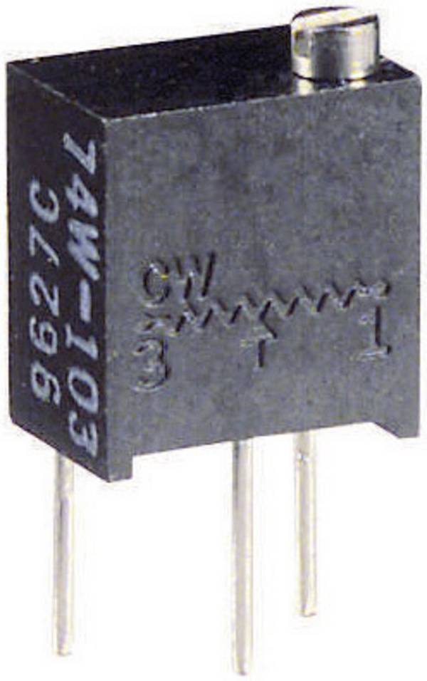 Vishay T63YB504KT20 T63YB504KT20 Spindeltrimmer 12-Gang linear 0.25 W 500 kΩ  4320 ° 1 St.