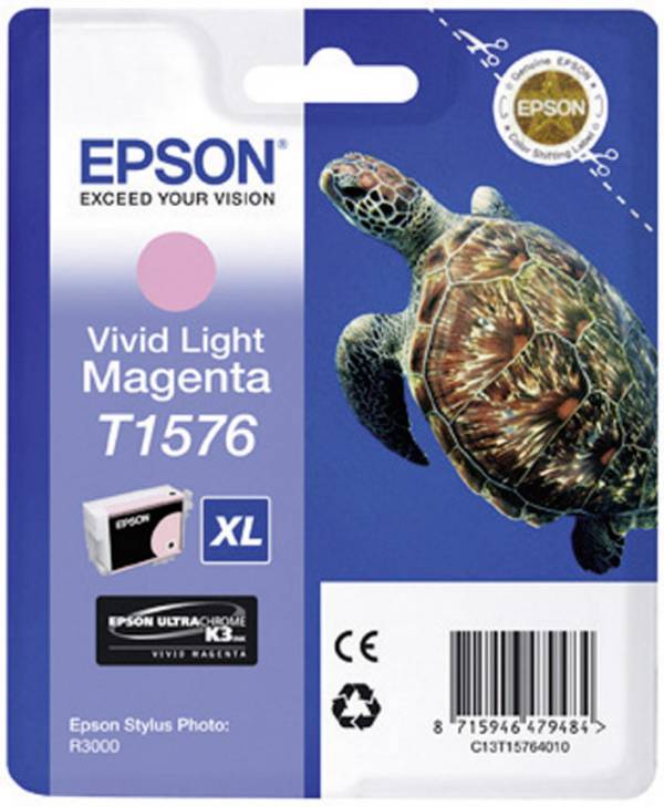 Epson Druckerpatrone T1576 XL Original  Photo Magenta C13T15764010