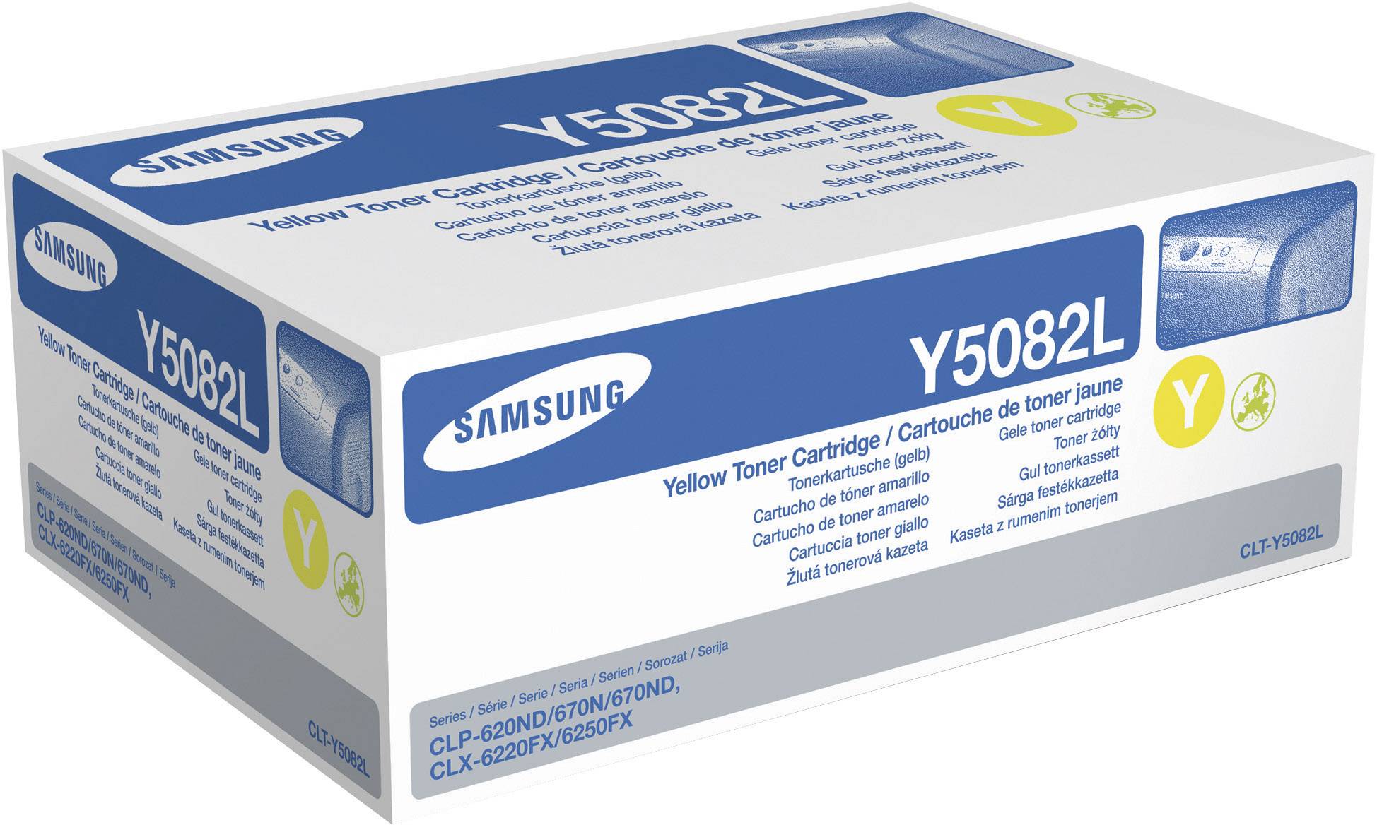 Samsung CLT-Y5082L - Hohe Ergiebigkeit - Gelb - original - Tonerpatrone - für CLP-620ND, 670N, 670ND, CLX-6220FX, 6250FX-0