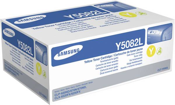 Samsung CLT-Y5082L - Hohe Ergiebigkeit - Gelb - original - Tonerpatrone - für CLP-620ND, 670N, 670ND, CLX-6220FX, 6250FX