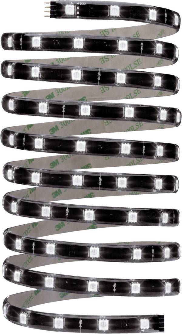 Paulmann YourLED 70322 LED-Streifen-Komplettset  mit Stecker 12 V 3 m RGB  1 St.