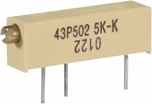 Vishay M43P100KB40 M43P100KB40 Spindeltrimmer 15-Gang linear 0.75 W 10 Ω  5400 ° 1 St.