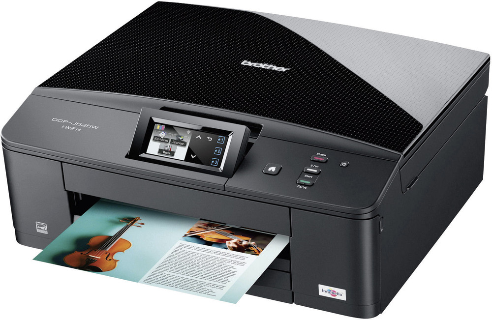Brother DCP-J525W Tintenstrahl-Multifunktionsdrucker Drucker, Scanner, Kopierer WLAN