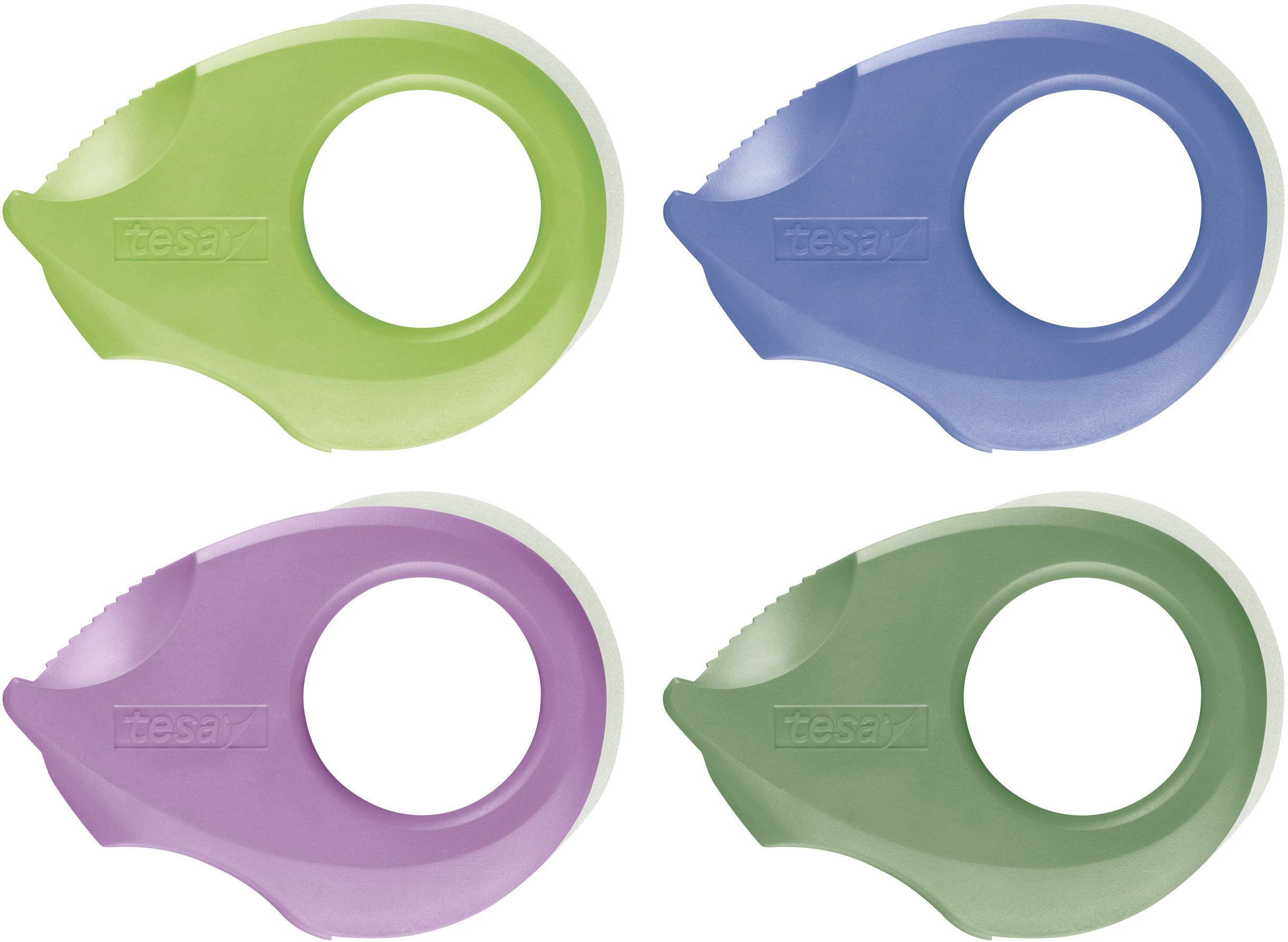Tesafilm tesa 58248-00000-02, tmavě zelená , světle zelená, fialová, modrá, 1 ks