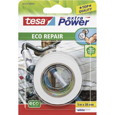 tesa ECO REPAIR 56430-00001-00 Gewebeklebeband tesa® extra Power Weiß (L x B) 5 m x 38 mm 1 St.