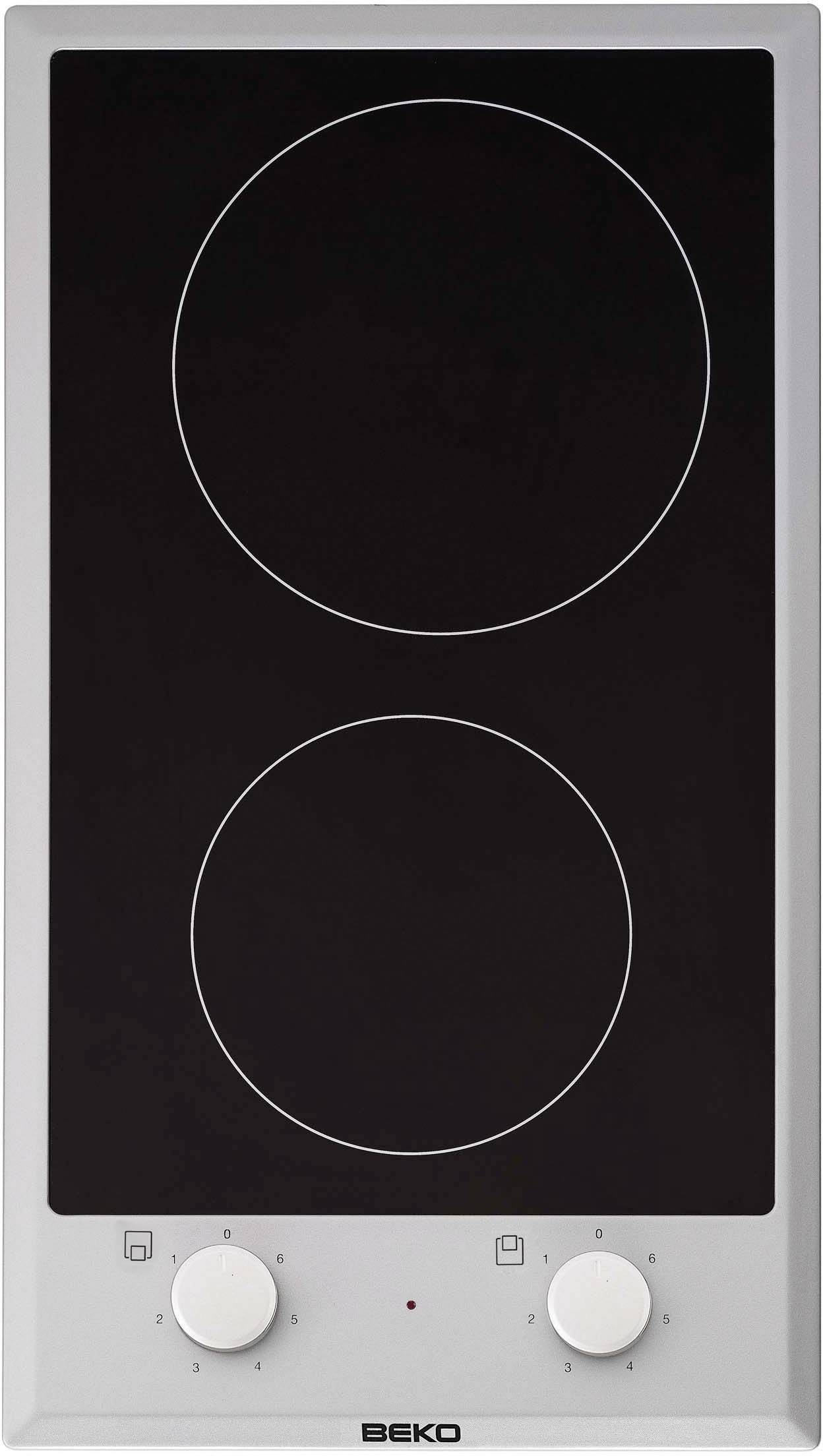 Beko HDCC 32200 X ceramic cooktop (2 heating fields inox color)-0