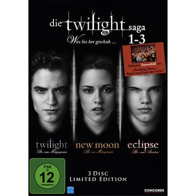 3er Box DVD Die Twilight Saga 1-3 FSK: 12