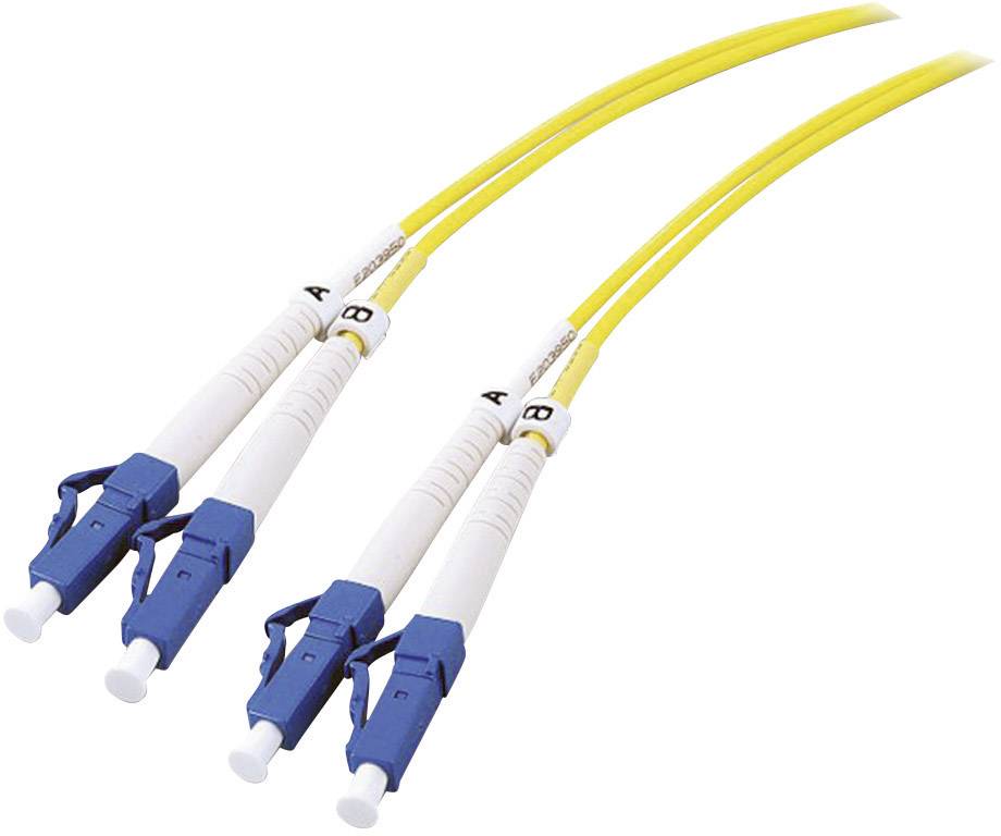 CONBIC Glasfaser Patchkabel 5m - SC/APC Auf LC/APC OS2 Gelb Für FTTH