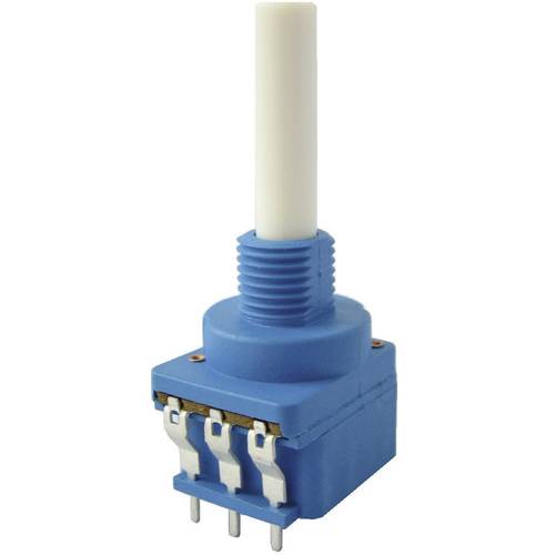 Thumbnail - Weltron 002045038258 WSFA202-A2-08-30F1-470K-20%-LIN Dreh-Potentiometer mit Drehschalter Mono 0.4 W 470 kΩ 1 St.