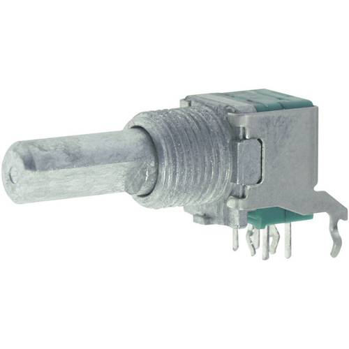 ALPS 402152 RK09L1220 10KBX2CC Dreh-Potentiometer mit Mittelrasterung Stereo 0.05 W 10 kΩ 1 St.