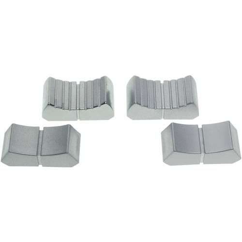 ALPS 76659 76659 Schiebeknopf Velour-Chrom (L x B) 13 mm x 25 mm 1 St.