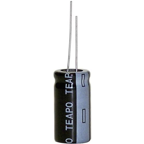 Thumbnail - Teapo KSY107M025S1A5E11K Elektrolyt-Kondensator radial bedrahtet 2.5 mm 100 µF 25 V 10 % (Ø x H) 6.3 mm x 11 mm 1 St.