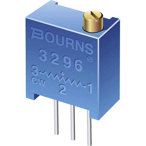Bourns 3296W-1-204LF 3296W-1-204LF Spindeltrimmer 25-Gang linear 0.5 W 200 kΩ 9000 ° 1 St.