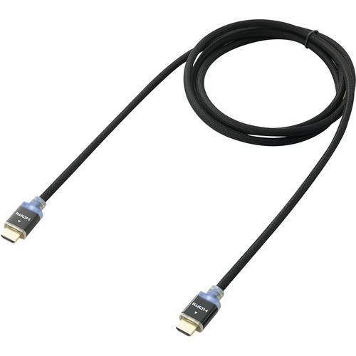 SpeaKa Professional HDMI Anschlusskabel HDMI-A Stecker, HDMI-A Stecker 1.00 m Schwarz SP-7870024 4K UHD, Audio Return Ch...
