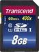 SDHC-Karte 8 GB Transcend Premium 400 Class 10, UHS-I