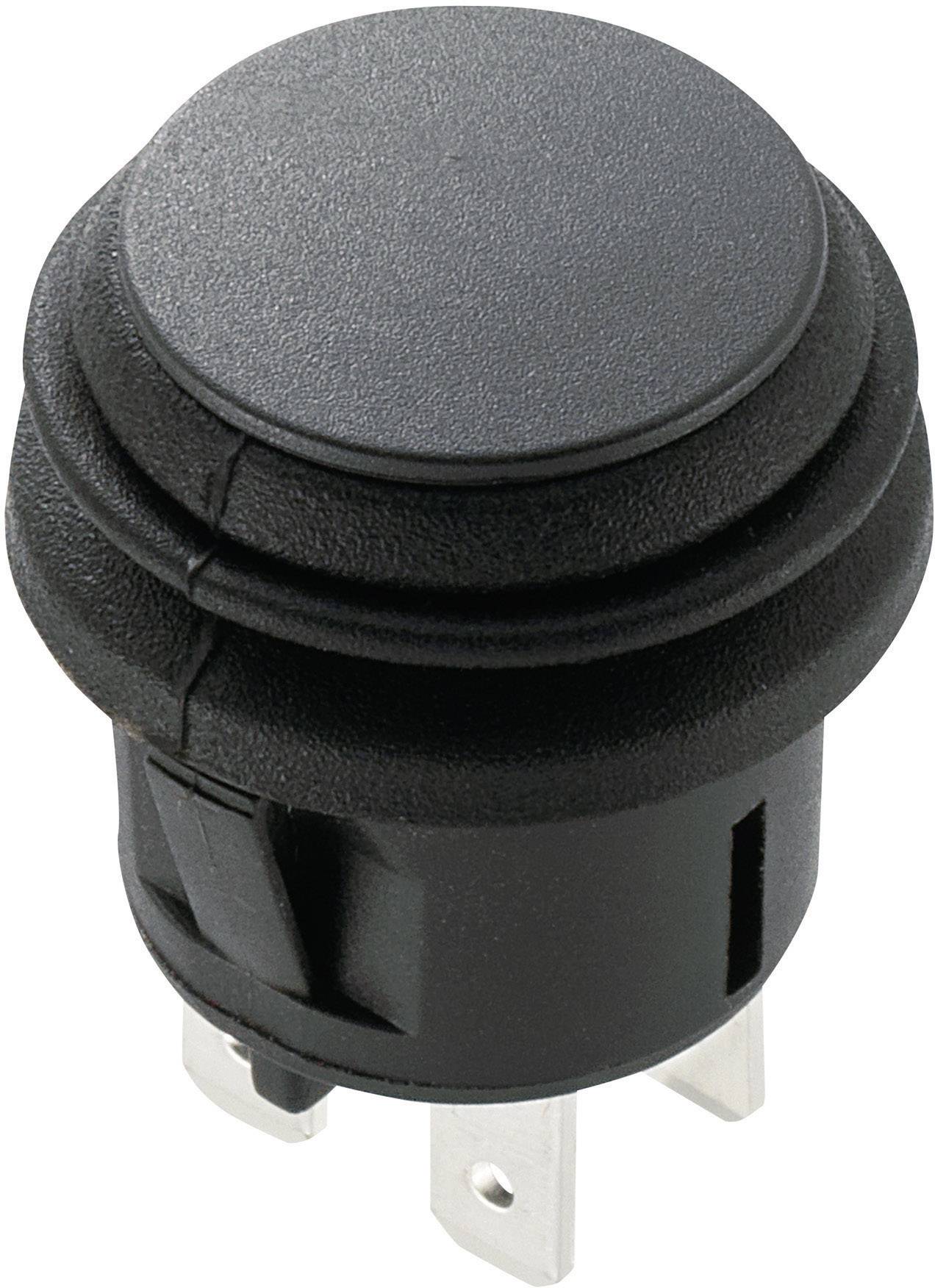 TRU COMPONENTS 1588074 TC-R13-527B2-02 Druckschalter 250 V/AC 6 A 2 x Aus/Ein rastend (Ø x H) 23 mm x 4.5 mm 1 St.