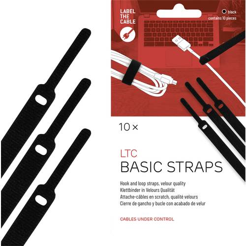 Thumbnail - Klett-Kabelbinder Label the Cable LTC 1110 Schwarz