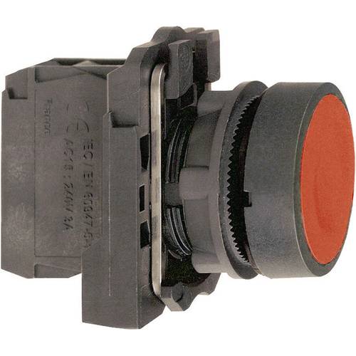 Schneider Electric XB5AA21 Harmony XB5AA21 Drucktaster Betätiger flach 1 Taste Schwarz Druckentriegelung 1 St.