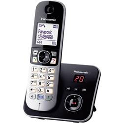 Image of Panasonic KX-TG6821 DECT, GAP Schnurloses Telefon analog Anrufbeantworter, Freisprechen Schwarz, Silber