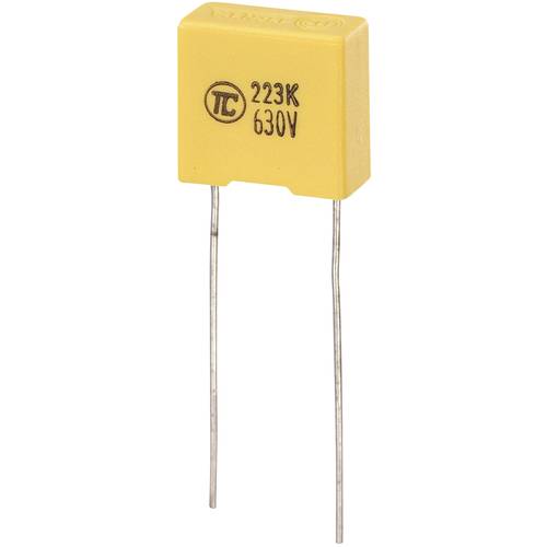 Thumbnail - TRU COMPONENTS 1 St. MKS-Folienkondensator radial bedrahtet 0.022 µF 630 V/DC 5 % 10 mm (L x B x H) 13 x 6 x 12 mm