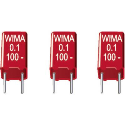Wima MKS 2 1,5uF 10% 63V RM5 1 St. MKS-Folienkondensator radial bedrahtet  1.5 µF 63 V/DC 10 % 5 mm (L x B x H) 7.2 x 5.