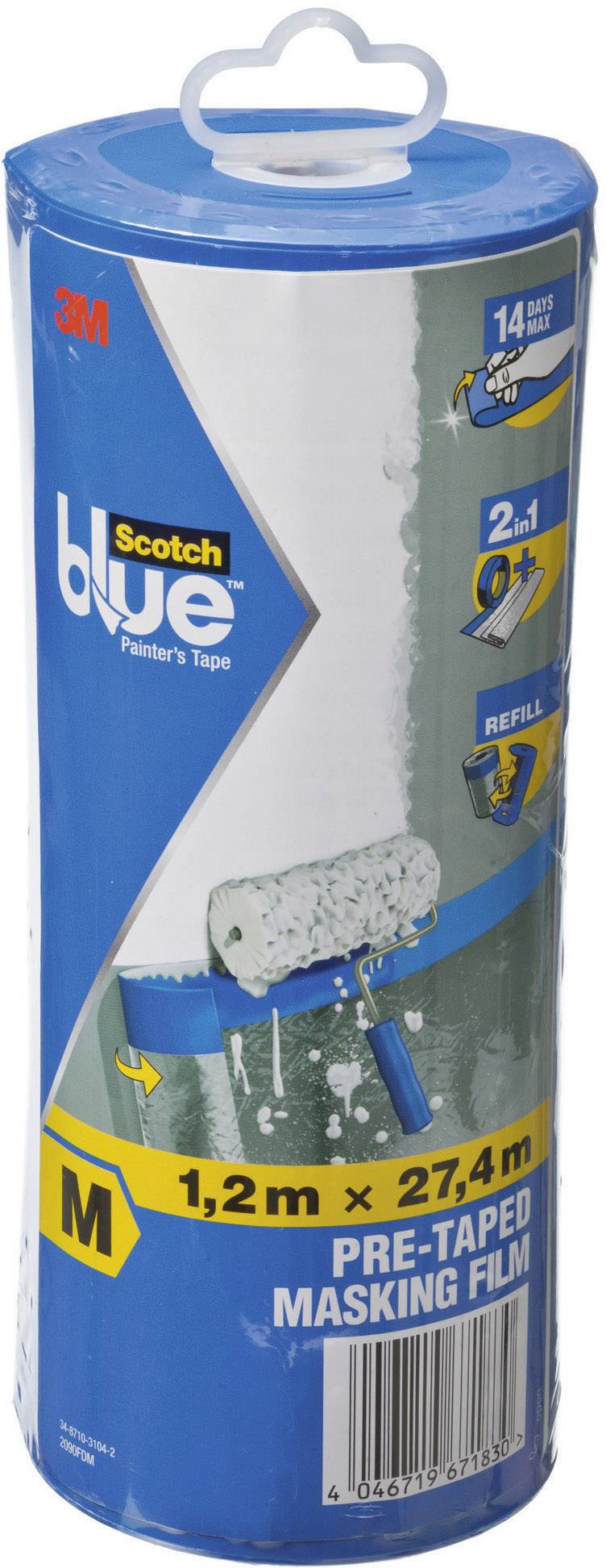 3M PTD2093EL-48-S Abdeckfolie ScotchBlue Transparent (L x B) 27.4 m x 1.2 m 1 St.