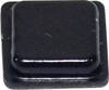 TOOLCRAFT PD2100SW Gerätefuß selbstklebend, quadratisch Schwarz (L x B x H) 10.2 x 10.2 x 2.5 mm 1 St.