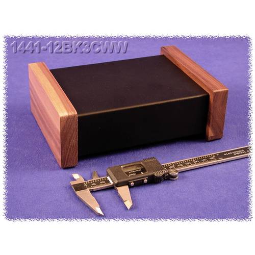 Hammond Electronics 1441-12BK3CWW Universal-Gehäuse 178 x 127 x 51 Stahl Schwarz 1 St.