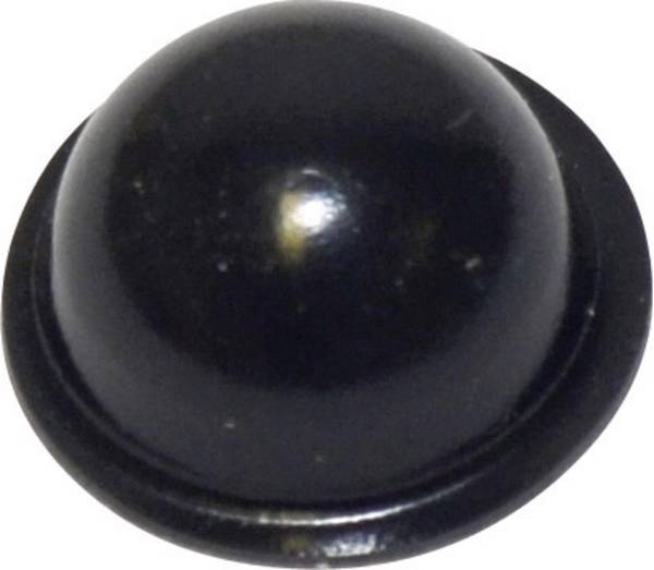 TOOLCRAFT PD2190SW Gerätefuß selbstklebend, rund Schwarz (Ø x H) 19 mm x 9.6 mm 1 St.