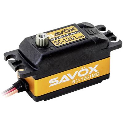 Savöx Standard-Servo SC-1251MG Digital-Servo Getriebe-Material: Metall Stecksystem: JR