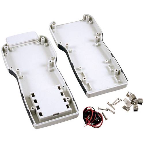 Hammond Electronics 1553TGYBAT Hand-Gehäuse 210 x 100 x 32 ABS Grau 1 St.