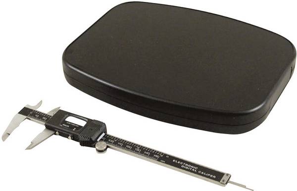 Hammond Electronics 1599TABLBK Hand-Gehäuse 240 x 190 x 30 ABS Schwarz 1 St.