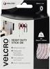 VELCRO® VEL-EC60242 Klettband zum Aufkleben Haft- und Flauschteil, extrastark (L x B) 1000 mm x 50 mm Weiß 1 m