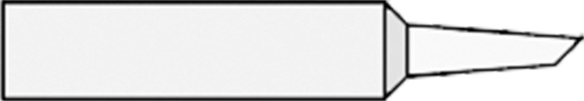 Weller XNT F Loddespids skråtskåret 45° Spidsstørrelse 1.2 mm Indhold 1 stk