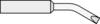 Weller XNT BX Lötspitze Meißelform, gebogen Spitzen-Größe 2.4 mm Spitzen-Länge 36.5 mm Inhalt 1 St.