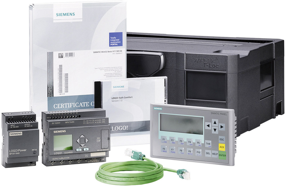 SPSStarterkit Siemens LOGO! Starter Kit 12/24 0BA7 + KP300 Basic mono