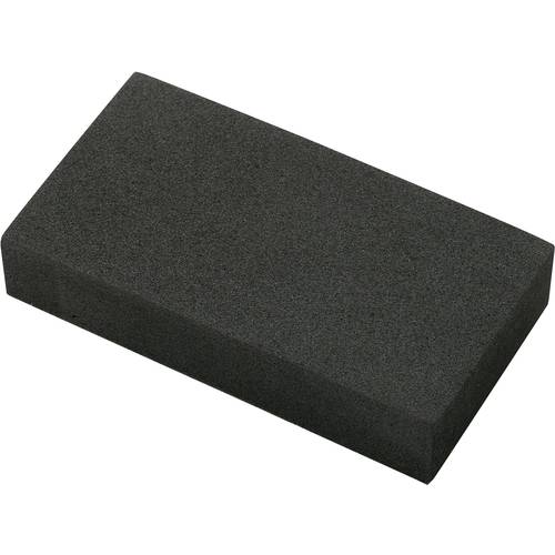 TRU COMPONENTS Moosgummiblock selbstklebend EVA Schwarz (L x B x H) 95 x 49 x 19 mm 1 St.