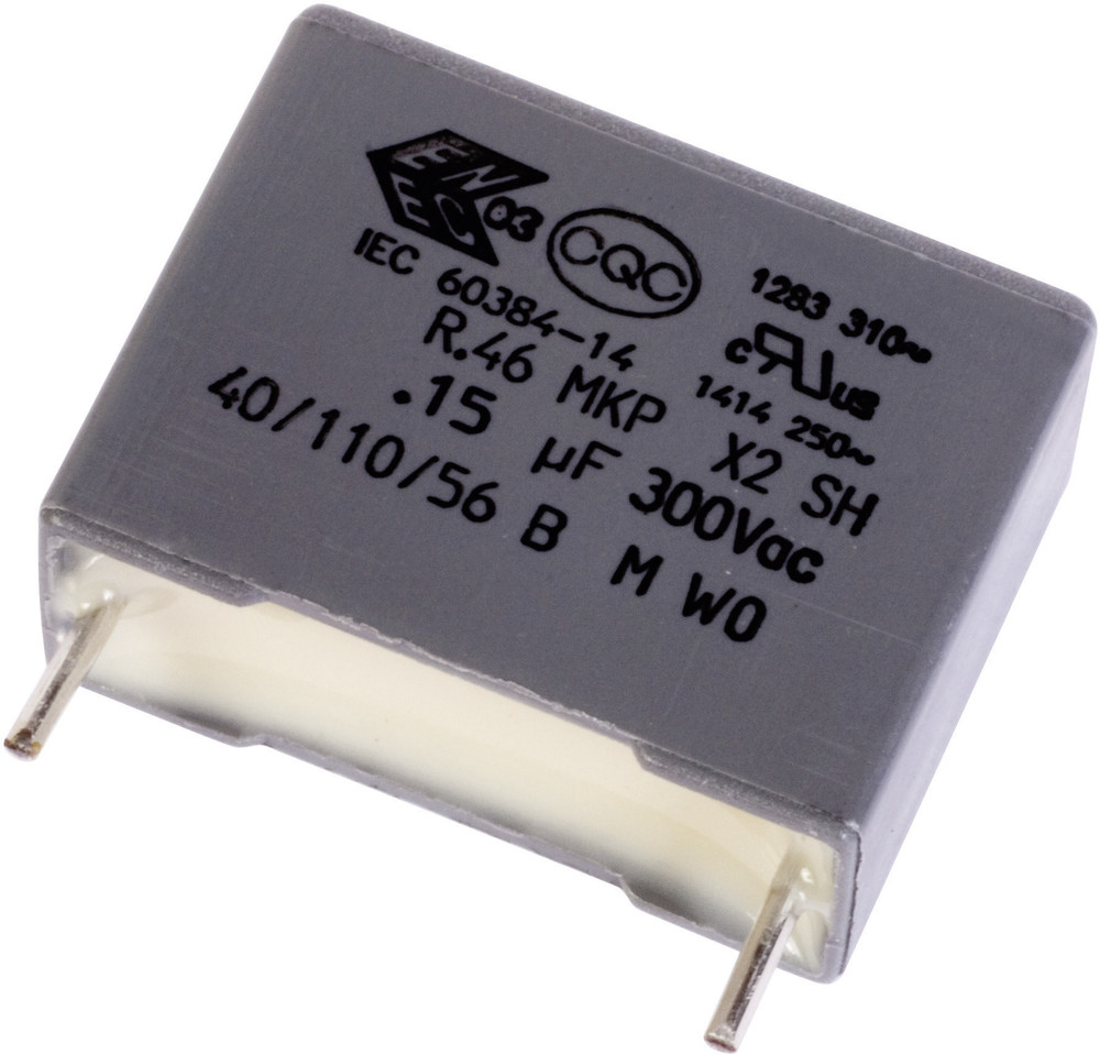 Kemet X2 46K MKPFolienkondensator radial bedrahtet 0.1 µF 10 10 mm 1 St.