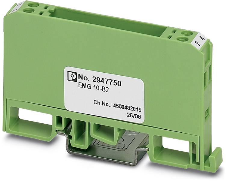 Phoenix Contact EMG 10-B2 Contenitore da guida DIN Plastica Verde 10 pz.