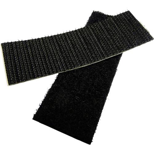 Hammond Electronics 1592ETV Klettband Haftteil, Flauschteil Schwarz 1 St.