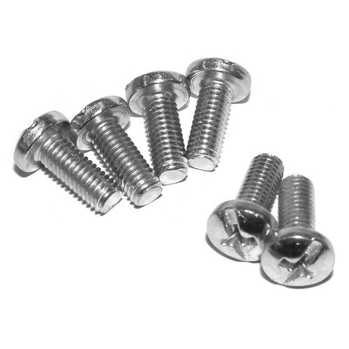 Hammond Electronics 1593ATS100 Befestigungsschraube Stahl Silber 100 St.