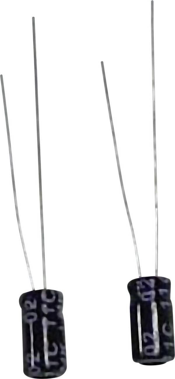 Elektrolyt-Kondensator radial bedrahtet 2 mm 10 µF 50 V 20 % (Ø x H) 5 mm x 7 mm 1 St.