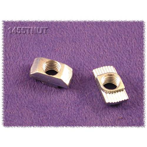 Thumbnail - Hammond Electronics 1455TNUT Befestigungsmutter Stahl Silber 2 St.